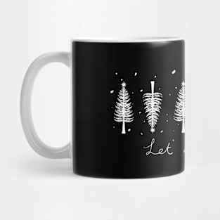 Christmas tree patterns Mug